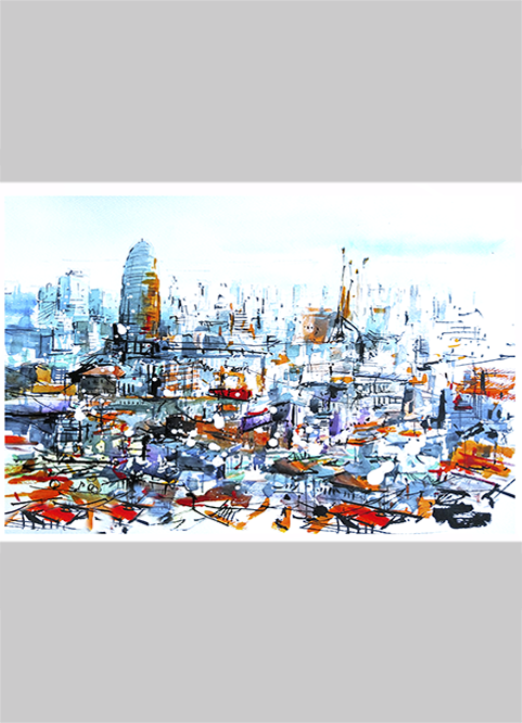 BARCELONA Collage Barcelona 5 21028