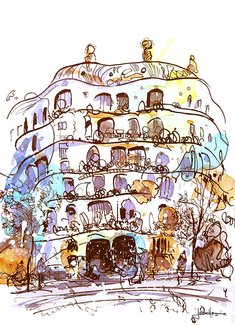 BARCELONA La Pedrera 21001